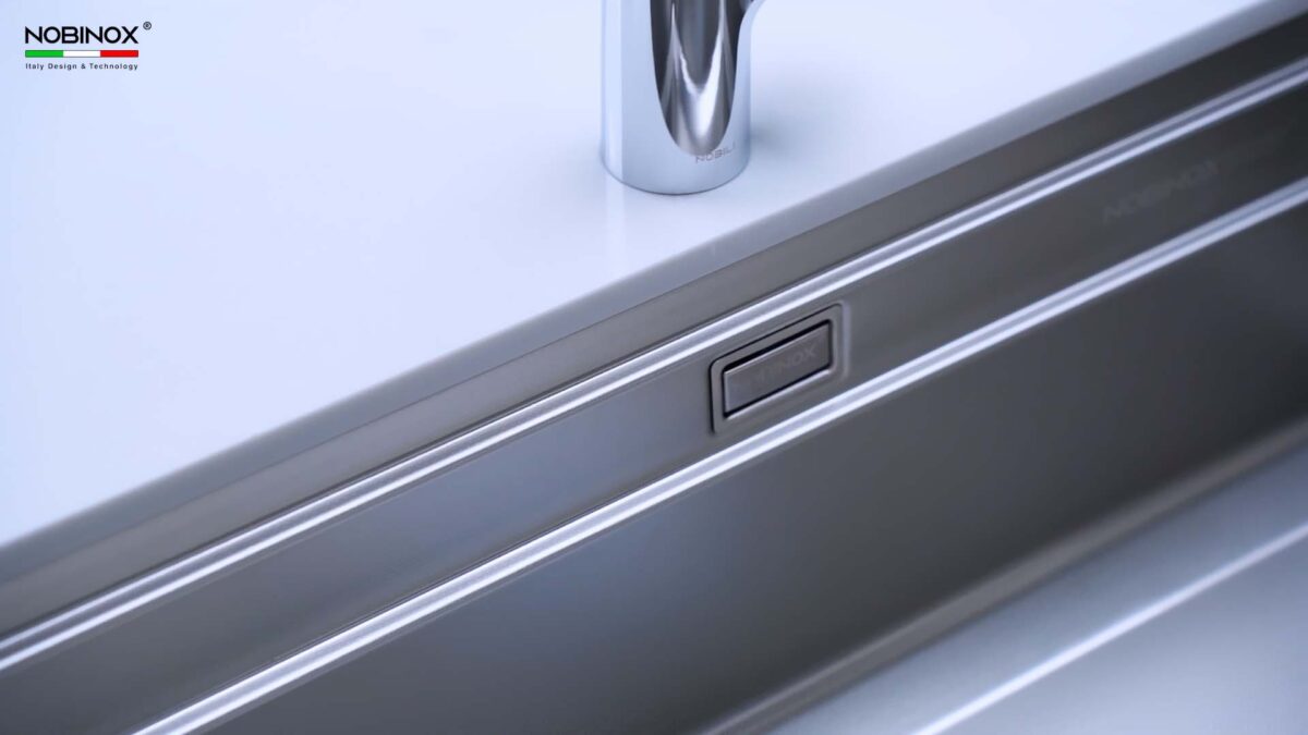 Chậu rửa bát inox NOBINOX LIRA NJ562D 1 hố - Ảnh 15