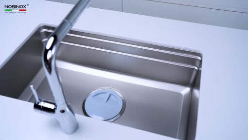 hinh anh thuc te Chau rua bat inox NOBINOX LIRA NJ562D 2