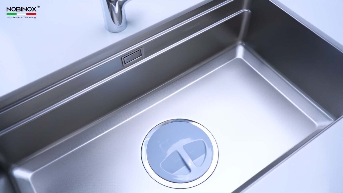 Chậu rửa bát inox NOBINOX LIRA NJ562D 1 hố - Ảnh 10