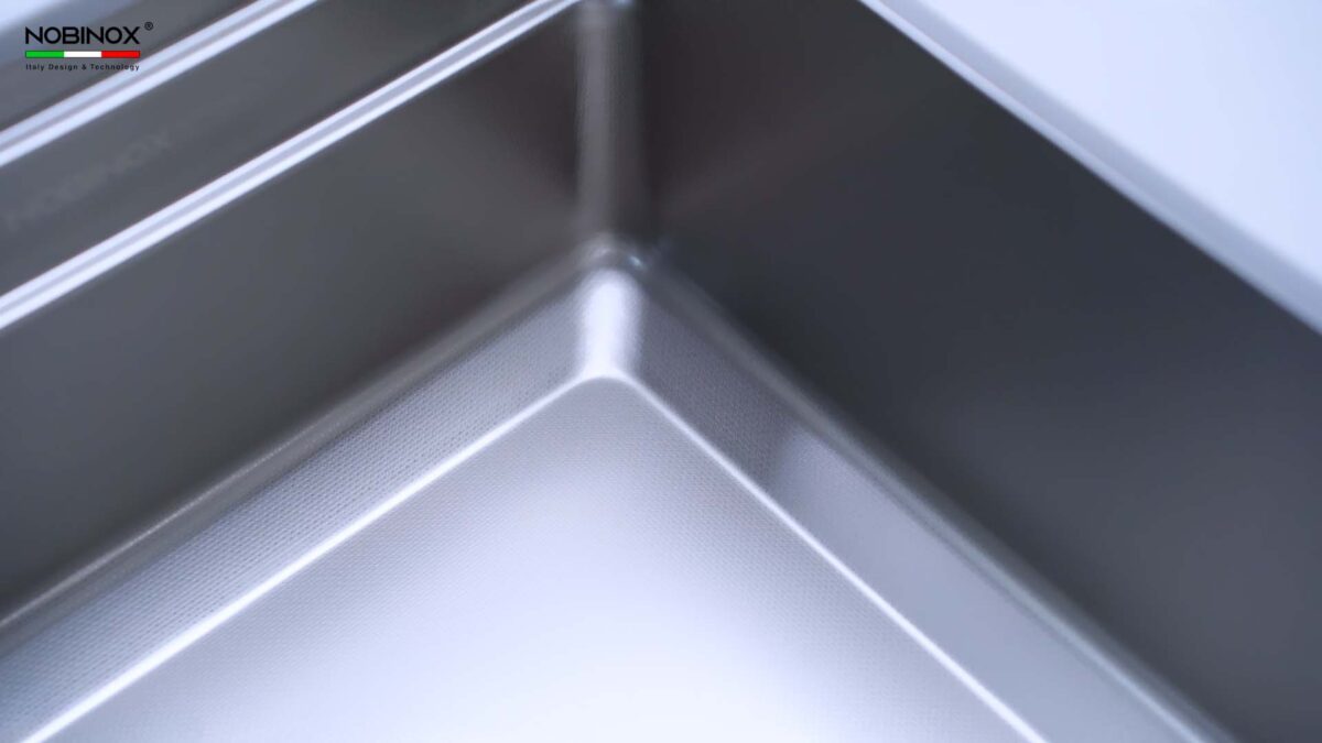 Chậu rửa bát inox NOBINOX LIRA NJ562D 1 hố - Ảnh 11