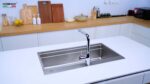 Chậu rửa bát inox NOBINOX LIRA NJ564D 1 hố - Ảnh 4