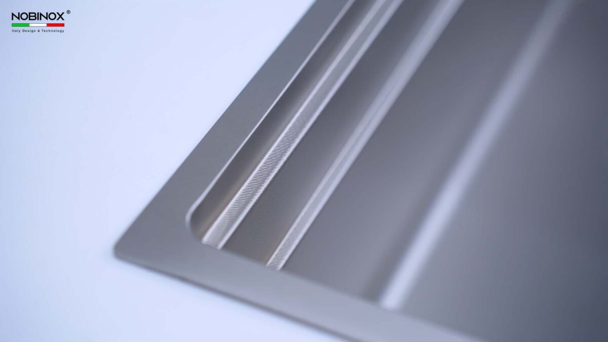 Chậu rửa bát inox NOBINOX LIRA NJ564D 1 hố - Ảnh 16