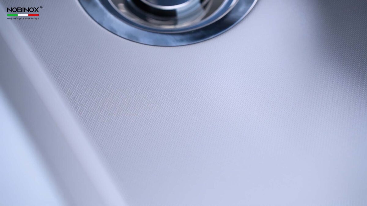Chậu rửa bát inox NOBINOX LIRA NJ564D 1 hố - Ảnh 11