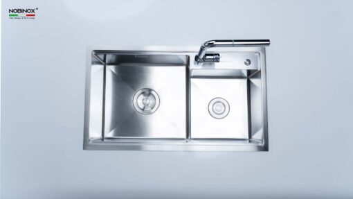 hinh anh thuc te Chau rua bat inox NOBINOX LUMIA NJ507D 1
