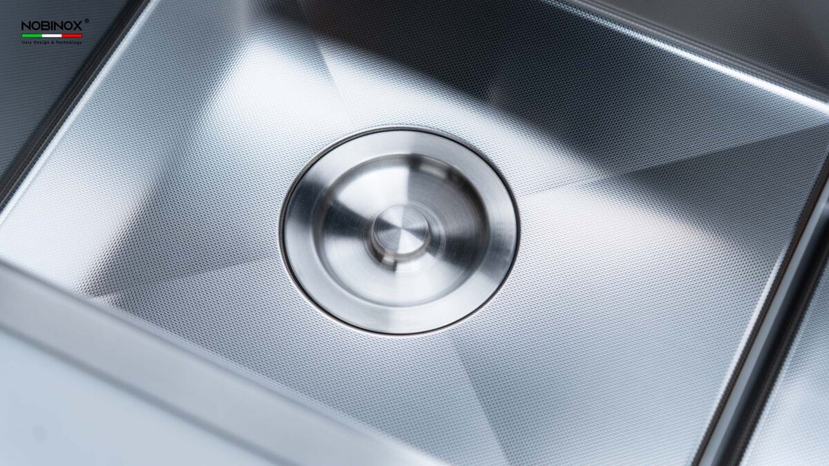Chậu rửa bát inox NOBINOX LUMIA NJ507D 2 hố - Ảnh 5