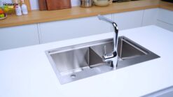 hinh anh thuc te Chau rua bat inox NOBINOX LUMIA NJ522 3