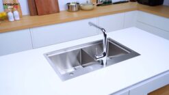 hinh anh thuc te Chau rua bat inox NOBINOX LUMIA NJ522 4