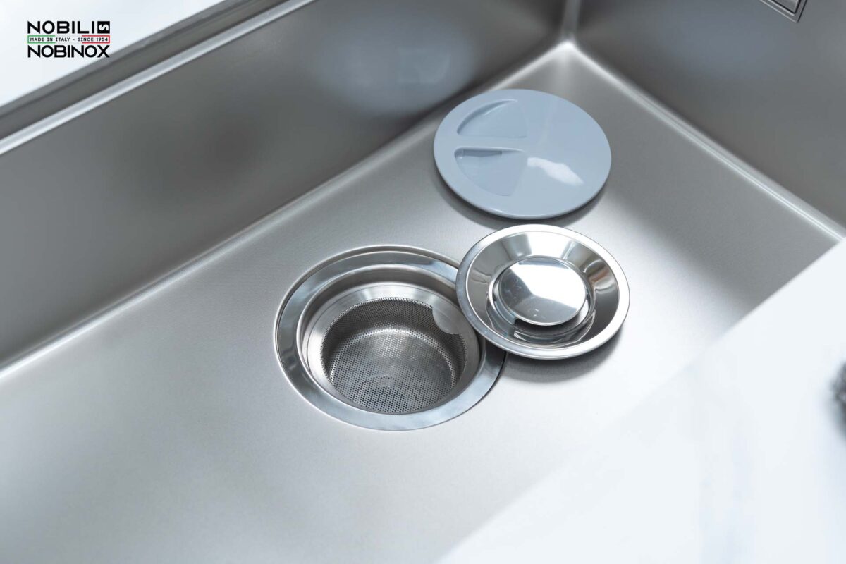 Chậu rửa bát inox NOBINOX ROSA NN974DT 1 hố - Ảnh 20
