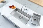 Chậu rửa bát inox NOBINOX ROSA NN974DT 1 hố - Ảnh 5