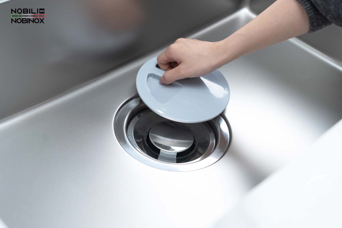 Chậu rửa bát inox NOBINOX ROSA NN974DT 1 hố - Ảnh 11
