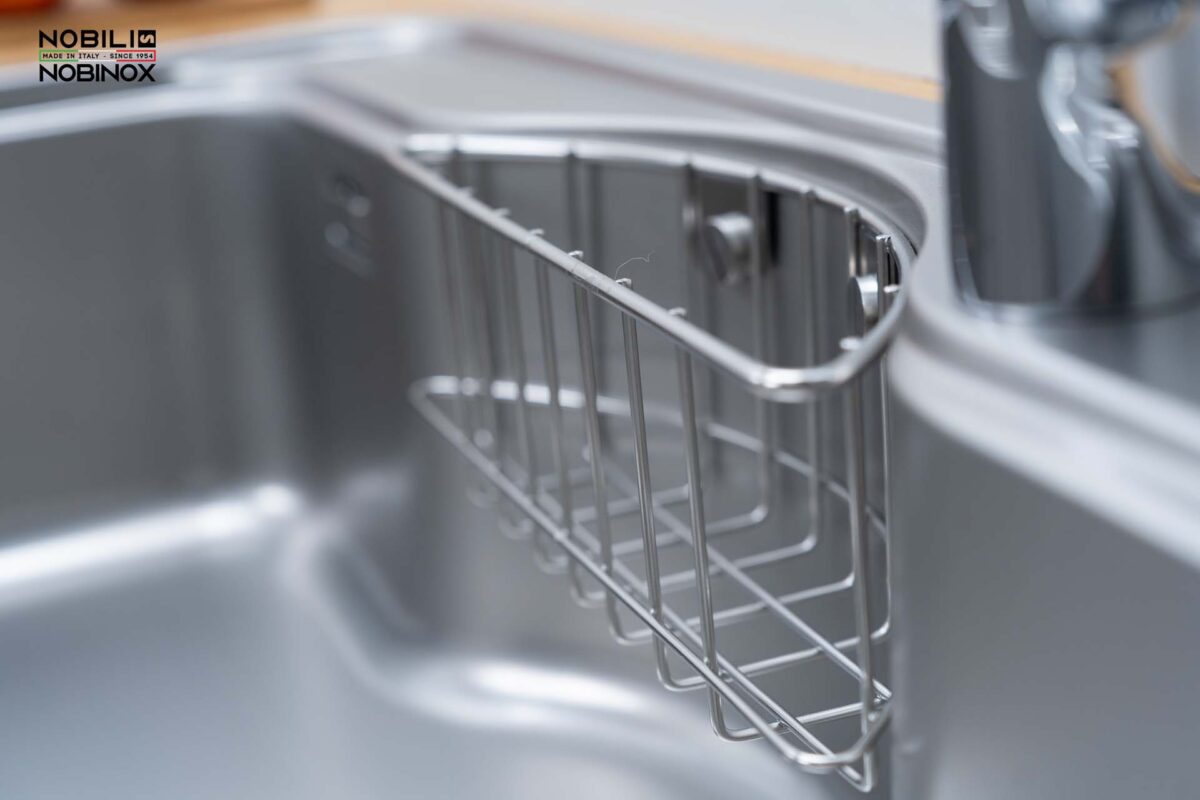 Chậu rửa bát inox NOBINOX ROSA NN975D 1 hố - Ảnh 17