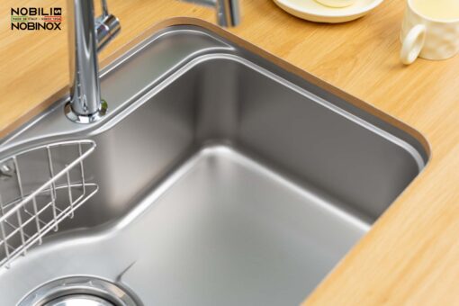 hinh anh thuc te Chau rua bat inox NOBINOX ROSA NN995D 11