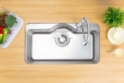 hinh anh thuc te Chau rua bat inox NOBINOX ROSA NN995D 4