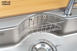 hinh anh thuc te Chau rua bat inox NOBINOX ROSA NN995D 8