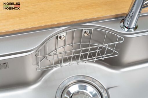 hinh anh thuc te Chau rua bat inox NOBINOX ROSA NN995D 8