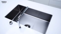 hinh anh thuc te Chau rua bat inox NOBINOX TASCA CANOVA NT600B BA7000X 3