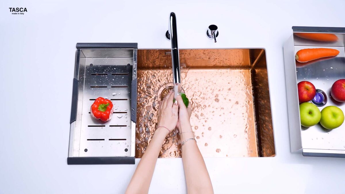 Chậu rửa bát inox NOBINOX TASCA CANOVA NT699PK BA7000Y 1 hố - Ảnh 6