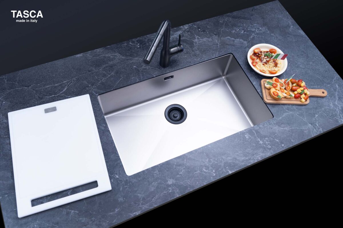 Chậu rửa bát inox NOBINOX TASCA DURIX NT622N CA70FD 1 hố - Ảnh 8