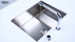 hinh anh thuc te Chau rua bat inox NOBINOX TASCA PURA NT654U BA5000I 6