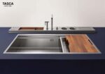 Chậu rửa bát inox NOBINOX TASCA STEP NT644U SA7000C 1 hố - Ảnh 4