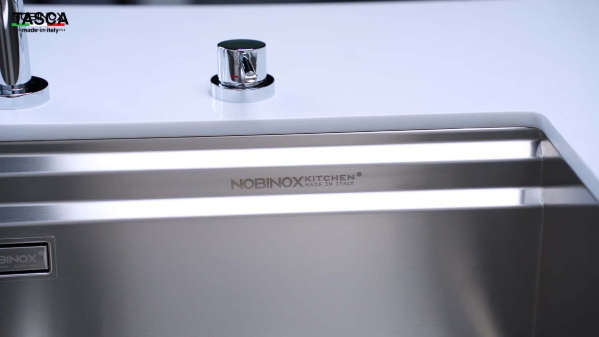 Chậu rửa bát inox NOBINOX TASCA STEP NT644U SA7000C 1 hố - Ảnh 12