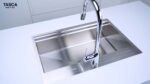 Chậu rửa bát inox NOBINOX TASCA STEP NT651T SA7000B 1 hố - Ảnh 7