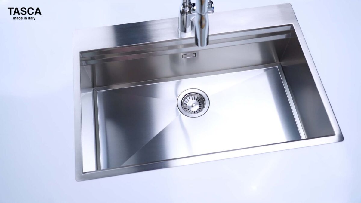 Chậu rửa bát inox NOBINOX TASCA STEP NT651T SA7000B 1 hố - Ảnh 8