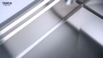 Chậu rửa bát inox NOBINOX TASCA STEP NT685T SA8000B 1 hố - Ảnh 6