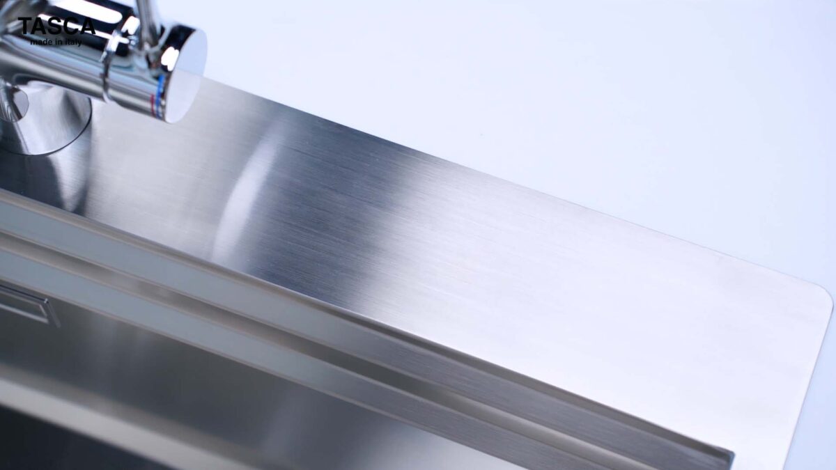 Chậu rửa bát inox NOBINOX TASCA STEP NT685T SA8000B 1 hố - Ảnh 8