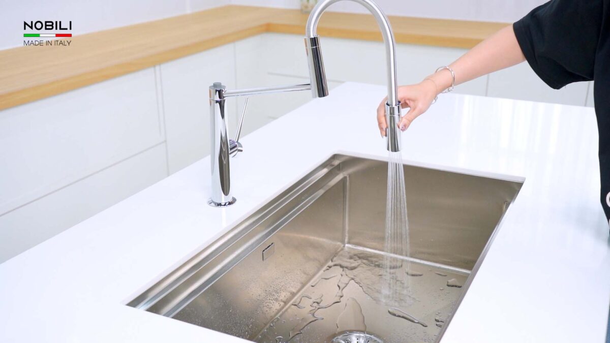 Vòi rửa bát NOBINOX LEVANTE NB303 MV123300CR - Ảnh 10