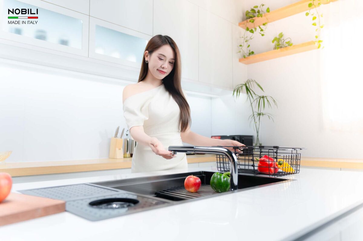 Vòi rửa bát NOBINOX TABLE NB242 AQ93500CR - Ảnh 4