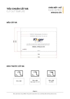 kich thuoc cat da Chau rua bat KLUGER KF8121S dong K200