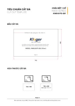 kich thuoc cat da Chau rua bat KLUGER KW8181FS Basic dong K800