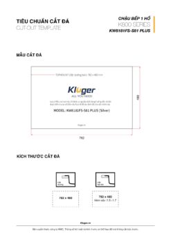 kich thuoc cat da Chau rua bat KLUGER KW8181FS Plus dong K800
