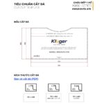 Chậu rửa bát inox KLUGER KW8191FS dòng K900 1 hố - Ảnh 3
