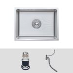 Chậu rửa bát inox KLUGER KU6045FS Basic dòng CUBE 1 hố - Ảnh 2