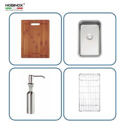 phu kien Chau rua bat inox NOBINOX LIKEN NL724D