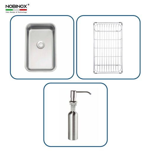 phu kien Chau rua bat inox NOBINOX LUMIA NJ557