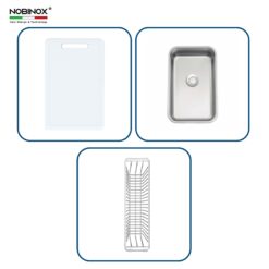 phu kien Chau rua bat inox NOBINOX ROSA NN974DT