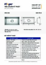 Chậu rửa bát inox KLUGER KG7644FS Plus 1 hố - Ảnh 4