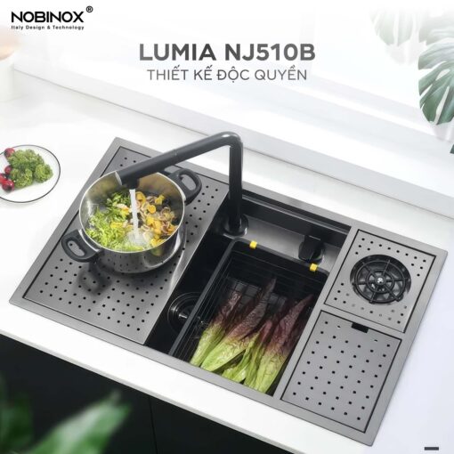 tinh nang Chau rua bat inox NOBINOX LUMIA NJ510B 1