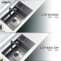 tinh nang Chau rua bat inox NOBINOX LUMIA NJ510B 4
