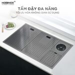 Chậu rửa bát inox NOBINOX LUMIA NJ510B 1 hố - Ảnh 11