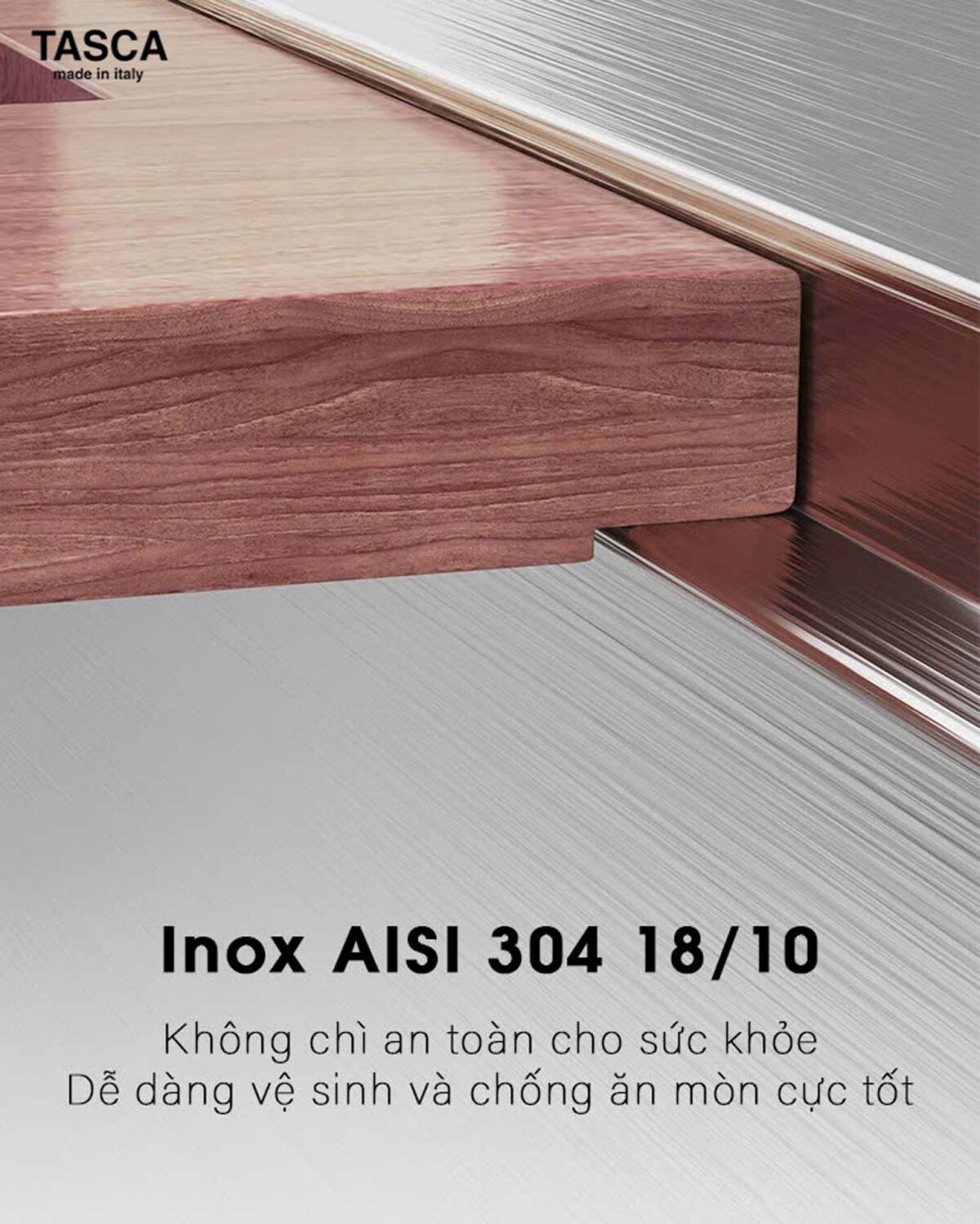 Chậu rửa bát inox NOBINOX TASCA PURA NT654U BA5000I 1 hố - Ảnh 4