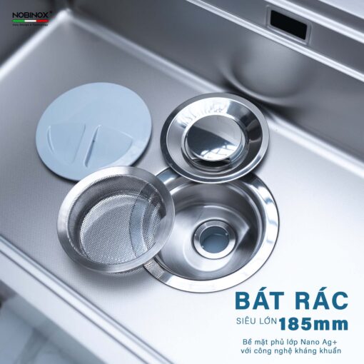 xi phong Chau rua bat inox NOBINOX LIRA NJ564D 3