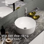 Chậu lavabo đặt bàn CAESAR L5225 - Ảnh 9