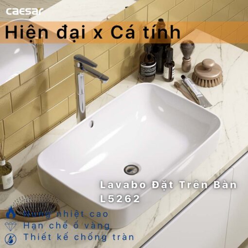tinh nang Chau lavabo dat ban CAESAR L5262 1