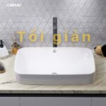 Chậu lavabo đặt bàn CAESAR L5262 - Ảnh 12