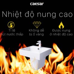 tinh nang Chau lavabo treo tuong CAESAR LF5263 PF2463 chan lung 7
