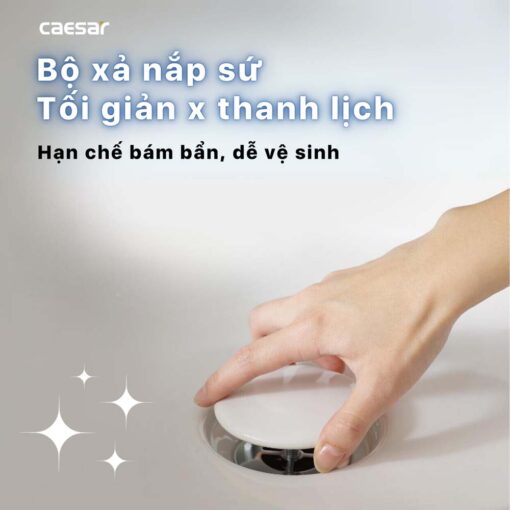 tinh nang Chau lavabo treo tuong CAESAR LF5370 PF2463 chan lung 2